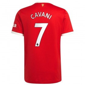 Jalkapallo Pelipaidat Manchester United Edinson Cavani 7 Kotipaita 2021-2022 Lyhythihainen